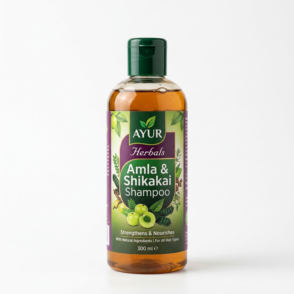 Ayur Herbals Amla Shikakai Shampoo