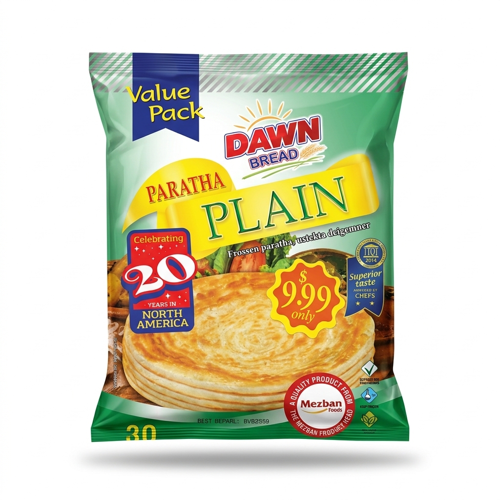 Dawn Bread Plain Paratha